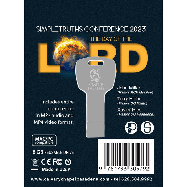 Simple Truths Conference 2023 Usb Flash Drive Calvary Chapel